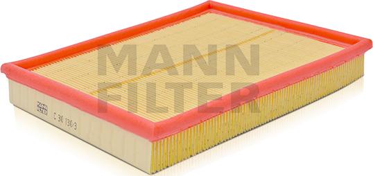 Mann-Filter C 30 130/3 - Повітряний фільтр avtolavka.club