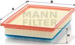 Mann-Filter C 31 116 - Повітряний фільтр avtolavka.club