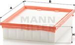 Mann-Filter C 2548 - Повітряний фільтр avtolavka.club