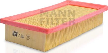 Mann-Filter C 2664 - Повітряний фільтр avtolavka.club