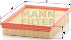 Mann-Filter C 2667/1 - Повітряний фільтр avtolavka.club