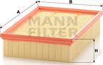 Mann-Filter C 28 100 - Повітряний фільтр avtolavka.club