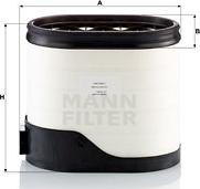 Mann-Filter CP 38 001 - Повітряний фільтр avtolavka.club