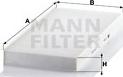 Mann-Filter CU 4054 - Фільтр, повітря у внутрішній простір avtolavka.club