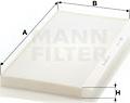 Mann-Filter CU 5366 - Фільтр, повітря у внутрішній простір avtolavka.club