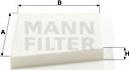 Mann-Filter CU 3461 - Фільтр, повітря у внутрішній простір avtolavka.club