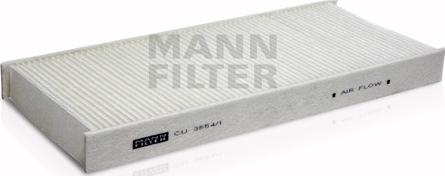 Mann-Filter CU 3554/1 - Фільтр, повітря у внутрішній простір avtolavka.club