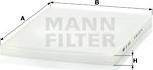 Mann-Filter CU 3059 - Фільтр, повітря у внутрішній простір avtolavka.club