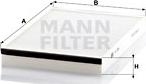 Mann-Filter CU 3054 - Фільтр, повітря у внутрішній простір avtolavka.club