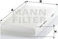 Mann-Filter CU 3847 - Фільтр, повітря у внутрішній простір avtolavka.club