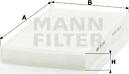 Mann-Filter CU 2956 - Фільтр, повітря у внутрішній простір avtolavka.club