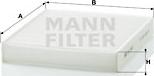 Mann-Filter CU 2440 - Фільтр, повітря у внутрішній простір avtolavka.club
