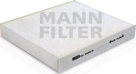 Mann-Filter CU 2442/2 - Фільтр, повітря у внутрішній простір avtolavka.club