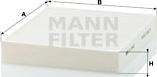 Mann-Filter CU 2442 - Фільтр, повітря у внутрішній простір avtolavka.club