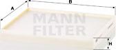 Mann-Filter CU 24 017 - Фільтр, повітря у внутрішній простір avtolavka.club