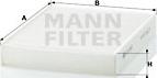 Mann-Filter CU 2433 - Фільтр, повітря у внутрішній простір avtolavka.club