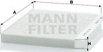 Mann-Filter CU 2422 - Фільтр, повітря у внутрішній простір avtolavka.club