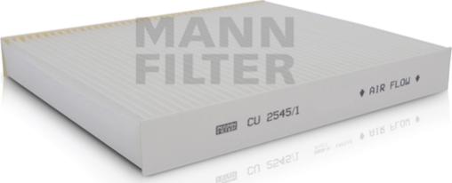 Mann-Filter CU 2545/1 - Фільтр, повітря у внутрішній простір avtolavka.club