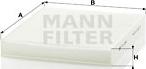 Mann-Filter CU 2545 - Фільтр, повітря у внутрішній простір avtolavka.club