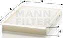 Mann-Filter CU 25 002 - Фільтр, повітря у внутрішній простір avtolavka.club