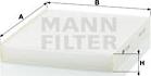 Mann-Filter CU 26 001 - Фільтр, повітря у внутрішній простір avtolavka.club