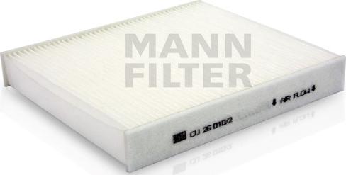 Mann-Filter CU 26 010/2 - Фільтр, повітря у внутрішній простір avtolavka.club