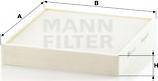 Mann-Filter CU 26 010 - Фільтр, повітря у внутрішній простір avtolavka.club