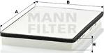 Mann-Filter CU 2672 - Фільтр, повітря у внутрішній простір avtolavka.club