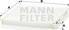Mann-Filter CU 2027 - Фільтр, повітря у внутрішній простір avtolavka.club