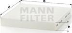 Mann-Filter CU 2149 - Фільтр, повітря у внутрішній простір avtolavka.club