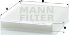 Mann-Filter CU 2143 - Фільтр, повітря у внутрішній простір avtolavka.club