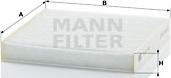 Mann-Filter CU 21 003 - Фільтр, повітря у внутрішній простір avtolavka.club