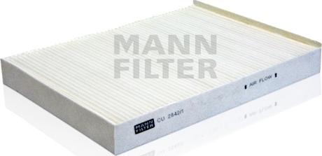 Mann-Filter CU 2842/1 - Фільтр, повітря у внутрішній простір avtolavka.club