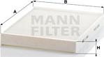Mann-Filter CU 2842 - Фільтр, повітря у внутрішній простір avtolavka.club