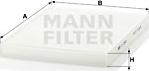Mann-Filter CU 2882 - Фільтр, повітря у внутрішній простір avtolavka.club
