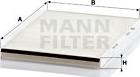Mann-Filter CU 2839 - Фільтр, повітря у внутрішній простір avtolavka.club