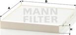 Mann-Filter CU 2349 - Фільтр, повітря у внутрішній простір avtolavka.club