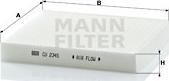 Mann-Filter CU 2345 - Фільтр, повітря у внутрішній простір avtolavka.club