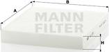Mann-Filter CU 2351 - Фільтр, повітря у внутрішній простір avtolavka.club