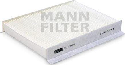 Mann-Filter CU 2335/1 - Фільтр, повітря у внутрішній простір avtolavka.club