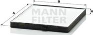 Mann-Filter CU 2330 - Фільтр, повітря у внутрішній простір avtolavka.club