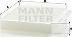 Mann-Filter CU 2338 - Фільтр, повітря у внутрішній простір avtolavka.club