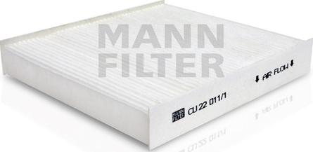 Mann-Filter CU 22 011/1 - Фільтр, повітря у внутрішній простір avtolavka.club