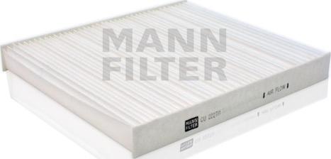 Mann-Filter CU 2227/1 - Фільтр, повітря у внутрішній простір avtolavka.club