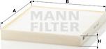 Mann-Filter CU 2227 - Фільтр, повітря у внутрішній простір avtolavka.club