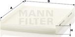 Mann-Filter CU 27 007 - Фільтр, повітря у внутрішній простір avtolavka.club