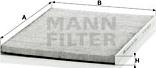 Mann-Filter CUK 3059 - Фільтр, повітря у внутрішній простір avtolavka.club