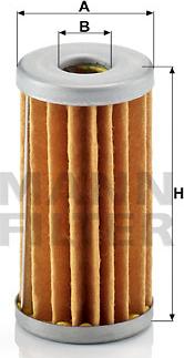 Mann-Filter H 42 - Паливний фільтр avtolavka.club