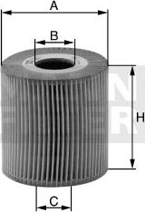 Mann-Filter HU 1077/1 x - Масляний фільтр avtolavka.club