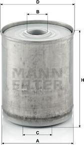 Mann-Filter P 939 x - Паливний фільтр avtolavka.club